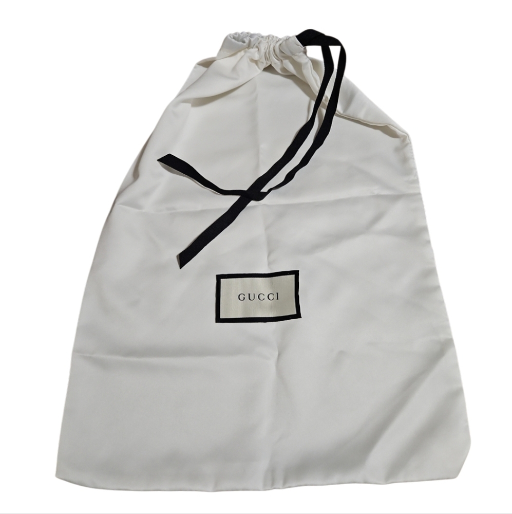 Gucci White Dust Bag 17" Closet Organization Storage bag Gucci Logo Cover Bag